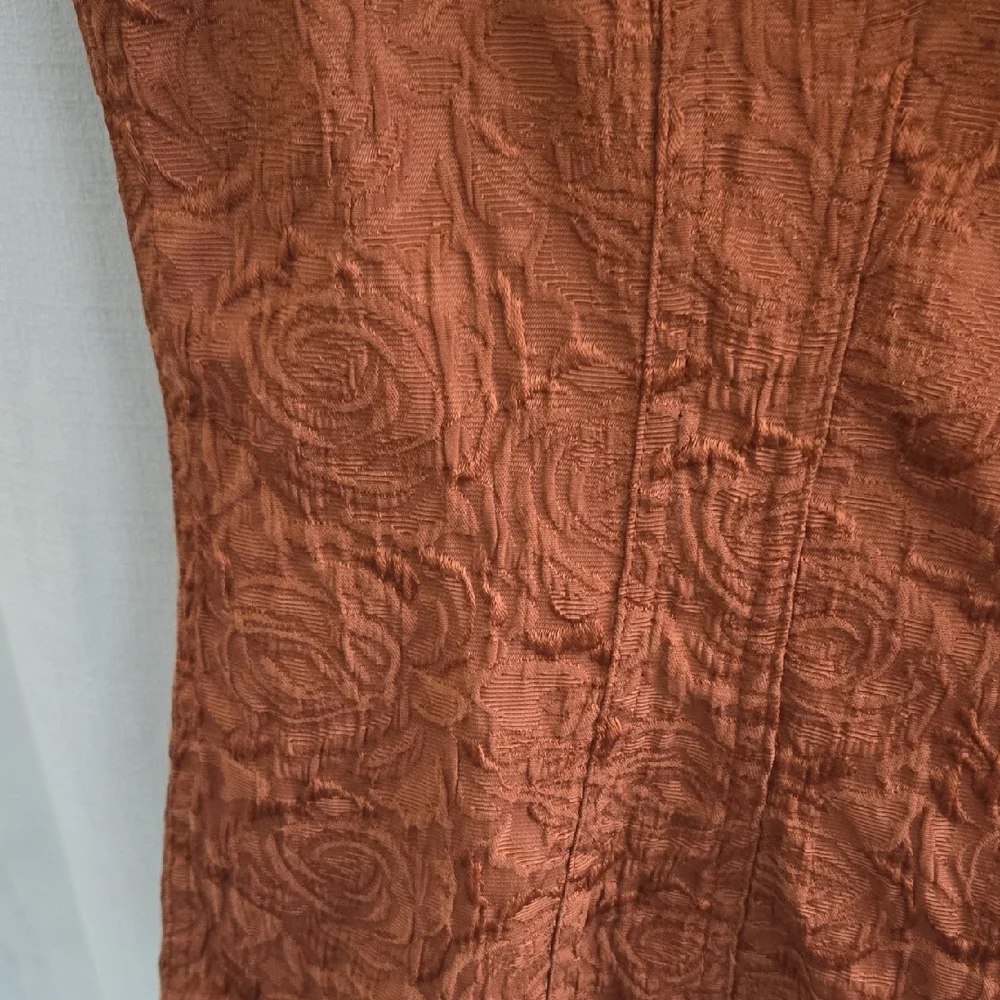 Chico’s Rust Textured Sleeveless Top / Vest – Women’s Size 0